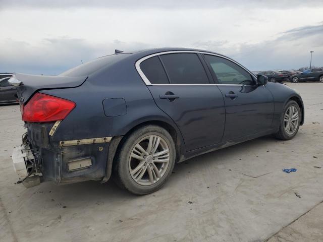 INFINITI G37 BASE 2012 blue  gas JN1CV6APXCM930792 photo #4