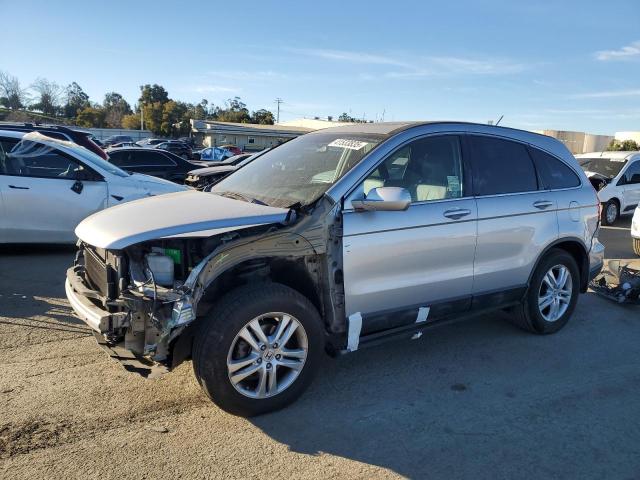 HONDA CR-V EXL 2010 silver  gas 5J6RE4H79AL051072 photo #1