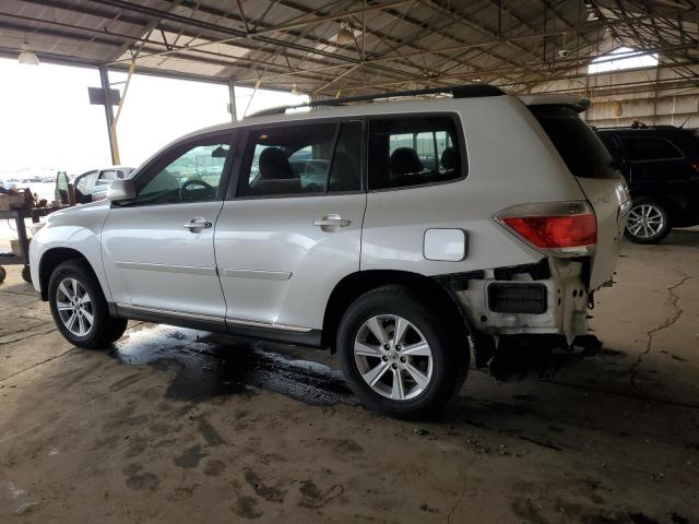 TOYOTA HIGHLANDER 2012 white  gas 5TDZK3EH3CS078582 photo #3