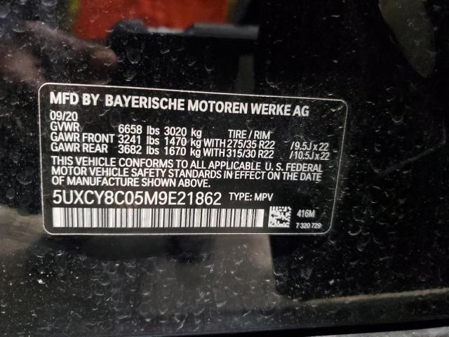 2021 BMW X6 M50I 5UXCY8C05M9E21862