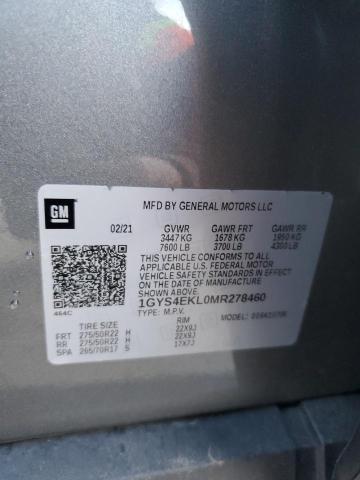 2021 CADILLAC ESCALADE S - 1GYS4EKL0MR278460