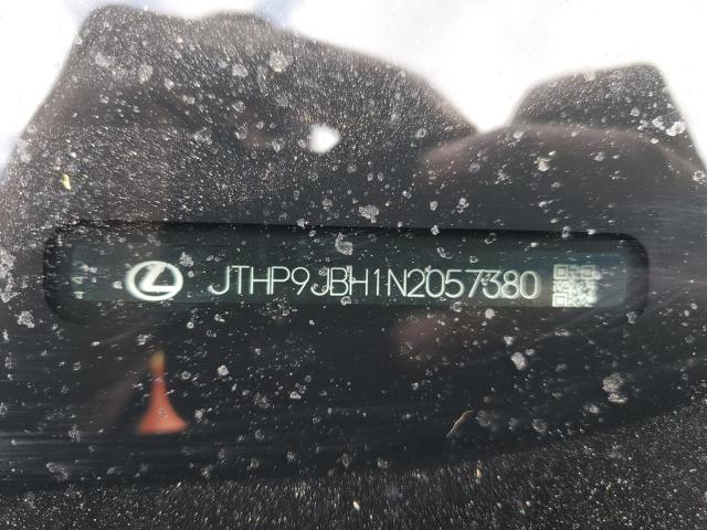 2022 LEXUS UX 250H BA JTHP9JBH1N2057380