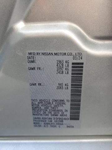 2024 NISSAN ALTIMA SV 1N4BL4DV5RN399040