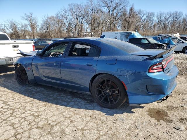 DODGE CHARGER SC 2020 blue  gas 2C3CDXGJ9LH217933 photo #3
