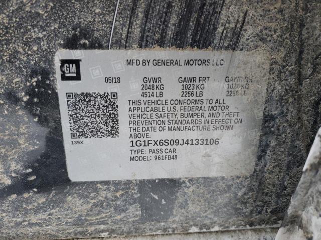2018 CHEVROLET BOLT EV PR 1G1FX6S09J4133106