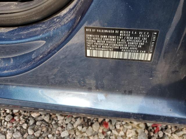2019 VOLKSWAGEN JETTA SEL - 3VWG57BU0KM002787
