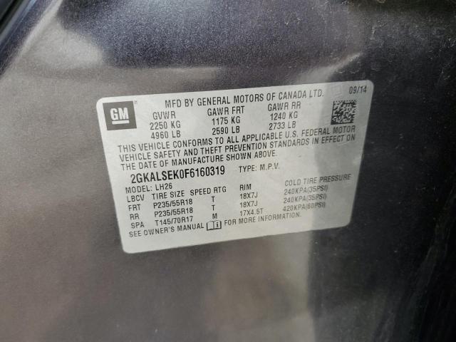 2015 GMC TERRAIN SL - 2GKALSEK0F6160319