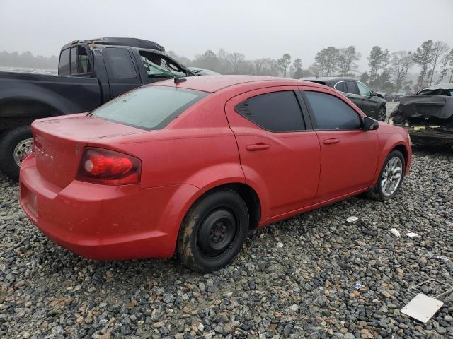 DODGE AVENGER SE 2013 red sedan 4d gas 1C3CDZAB6DN666900 photo #4