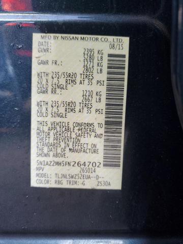 2015 NISSAN MURANO S - 5N1AZ2MH5FN264702