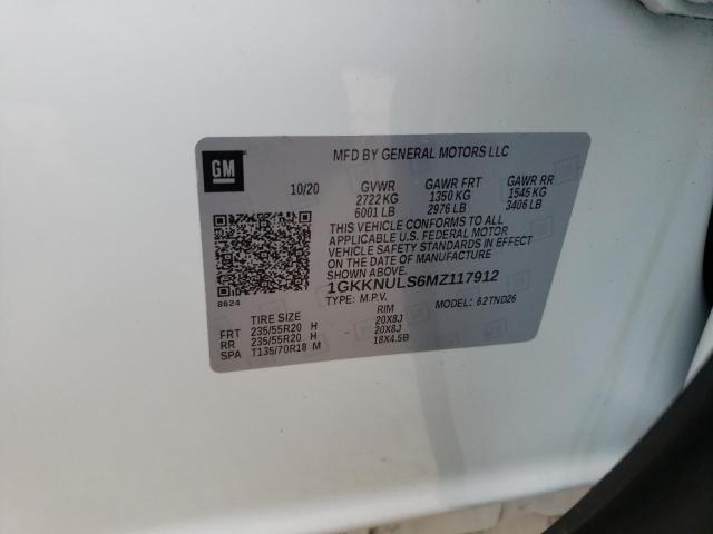 2021 GMC ACADIA SLT - 1GKKNULS6MZ117912