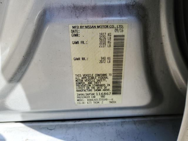 2017 NISSAN ALTIMA 2.5 - 1N4AL3AP5HC116867