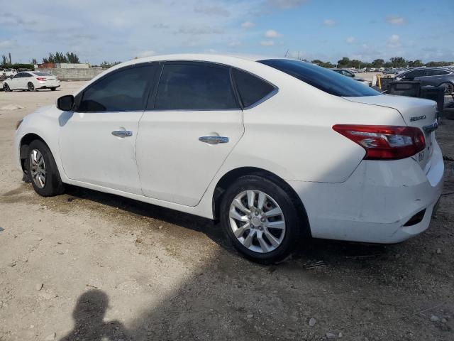 NISSAN SENTRA S 2017 white  gas 3N1AB7AP6HY387418 photo #3