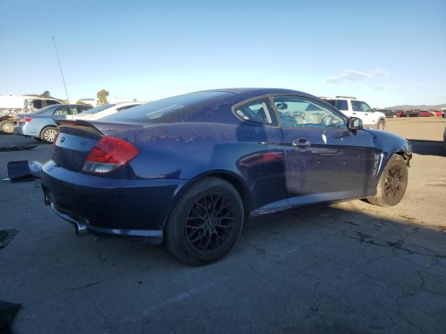 HYUNDAI TIBURON 2006 blue  gas KMHHM65D06U228731 photo #4