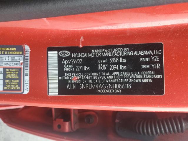 2022 HYUNDAI ELANTRA SE - 5NPLM4AG2NH086118
