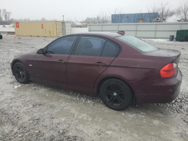 BMW 328 I 2008 burgundy sedan 4d gas WBAVA33528KX86196 photo #3