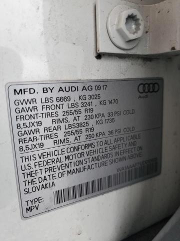 2018 AUDI Q7 PREMIUM WA1AAAF71JD012609