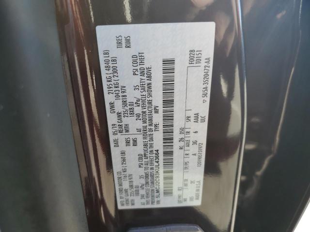 2019 LINCOLN MKC SELECT 5LMCJ2C93KUL43664