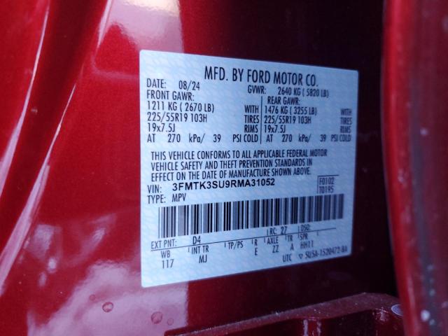 2024 FORD MUSTANG MA - 3FMTK3SU9RMA31052