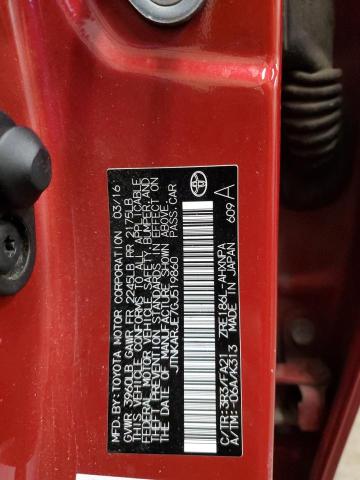 2016 TOYOTA SCION IM - JTNKARJE7GJ519860