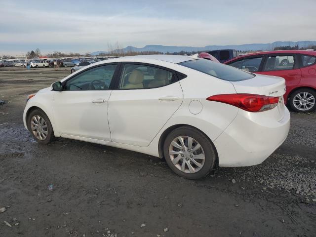 HYUNDAI ELANTRA GL 2011 white  gas 5NPDH4AE2BH044597 photo #3