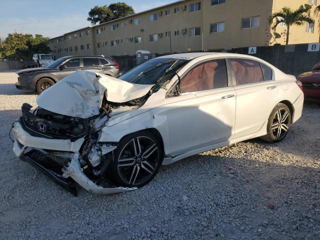 HONDA ACCORD SPO 2017 white  gas 1HGCR2F18HA131652 photo #1