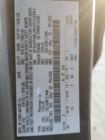 2017 FORD FIESTA 3FADP4BJ6HM132561