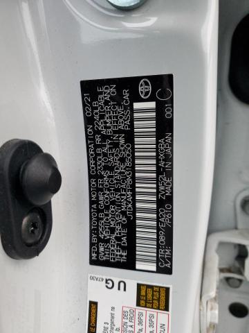2021 TOYOTA PRIUS PRIM - JTDKAMFP8M3185050
