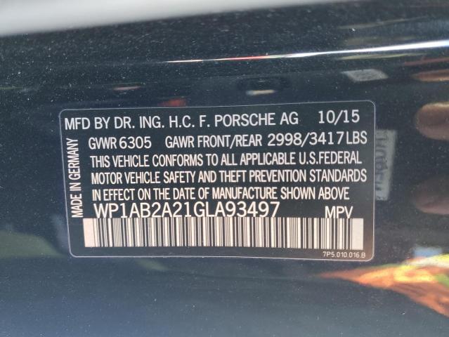 2016 PORSCHE CAYENNE S - WP1AB2A21GLA93497
