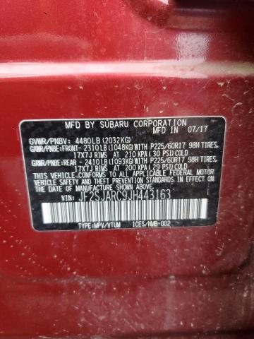 2018 SUBARU FORESTER 2 - JF2SJARC9JH443163