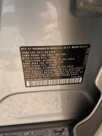 2021 VOLKSWAGEN TIGUAN SE 3VV2B7AX9MM107821