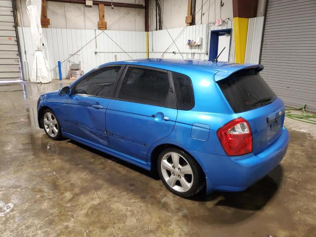 KIA SPECTRA5 5 2008 blue  gas KNAFE162685016113 photo #3