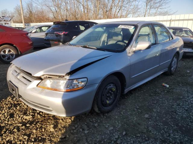 HONDA ACCORD EX 2002 silver sedan 4d gas 1HGCG16522A040452 photo #1