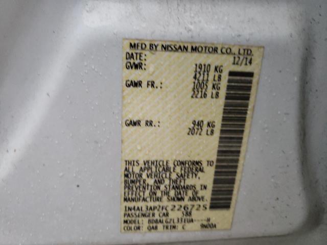 2015 NISSAN ALTIMA 2.5 - 1N4AL3AP2FC226725