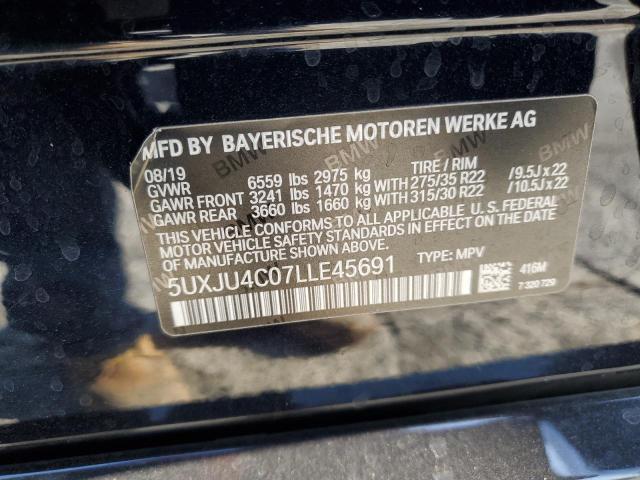 2020 BMW X5 M50I 5UXJU4C07LLE45691