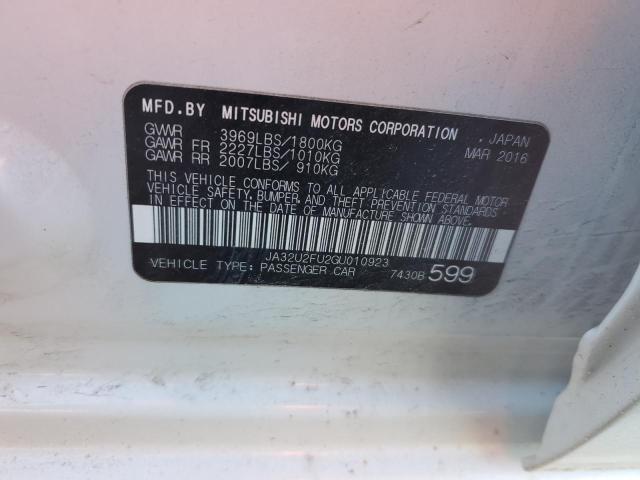 2016 MITSUBISHI LANCER ES JA32U2FU2GU010923