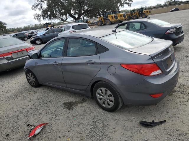 HYUNDAI ACCENT SE 2017 gray  gas KMHCT4AE9HU222722 photo #3