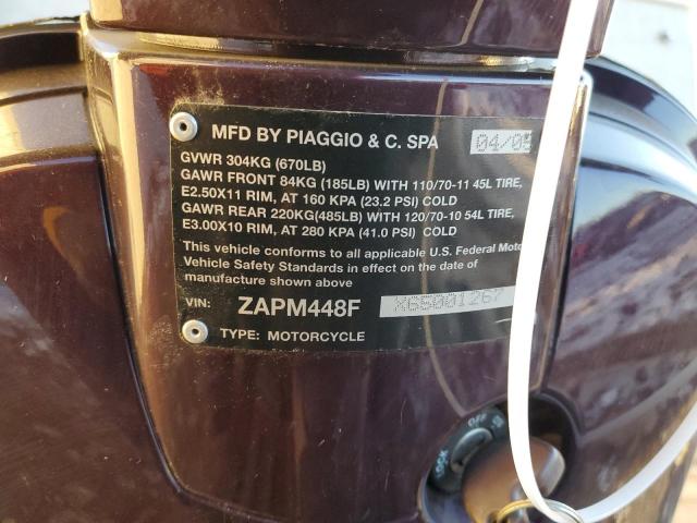 2006 VESPA LX150 ZAPM448FX65001267