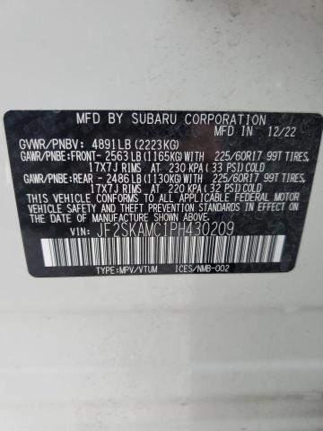 2023 SUBARU FORESTER WILDERNESS JF2SKAMC1PH430209
