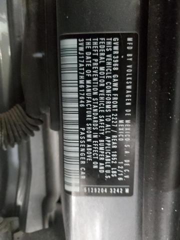 2017 VOLKSWAGEN BEETLE SE 3VWJ17AT7HM617646