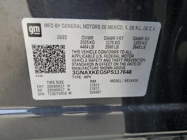 2023 CHEVROLET EQUINOX LT - 3GNAXKEG5PS117648