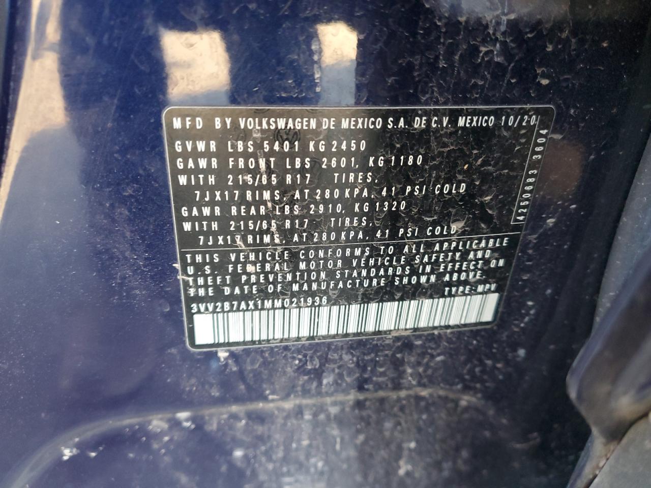 VOLKSWAGEN TIGUAN SE