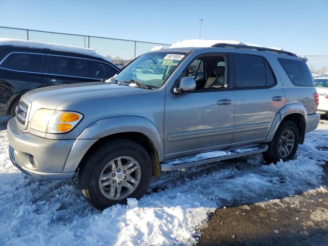 TOYOTA SEQUOIA LI 2004 silver  gas 5TDBT48A94S212905 photo #1