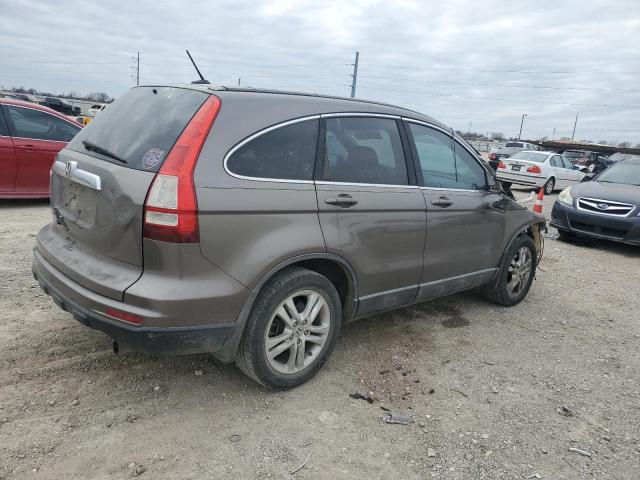 HONDA CR-V EXL 2010 silver  gas 5J6RE3H73AL010950 photo #4