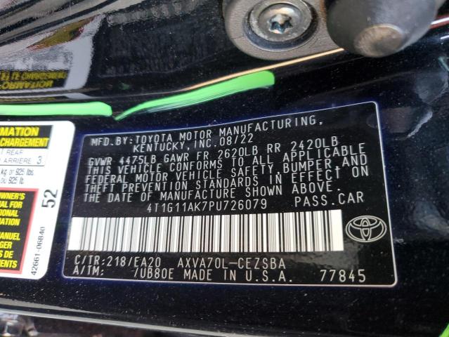 2023 TOYOTA CAMRY SE N #3296222428