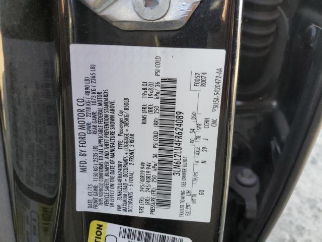2015 LINCOLN MKZ HYBRID 3LN6L2LU4FR624089