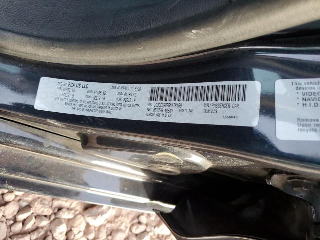 2016 CHRYSLER 200 LIMITE 1C3CCCAB7GN178169