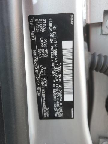 2016 VOLVO S80 PREMIE YV140MAK1G1198336