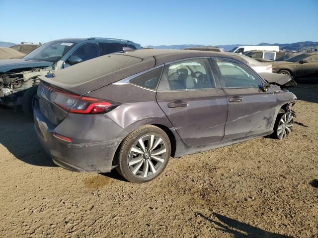 HONDA CIVIC EXL 2024 purple  gas 19XFL1H79RE021491 photo #4