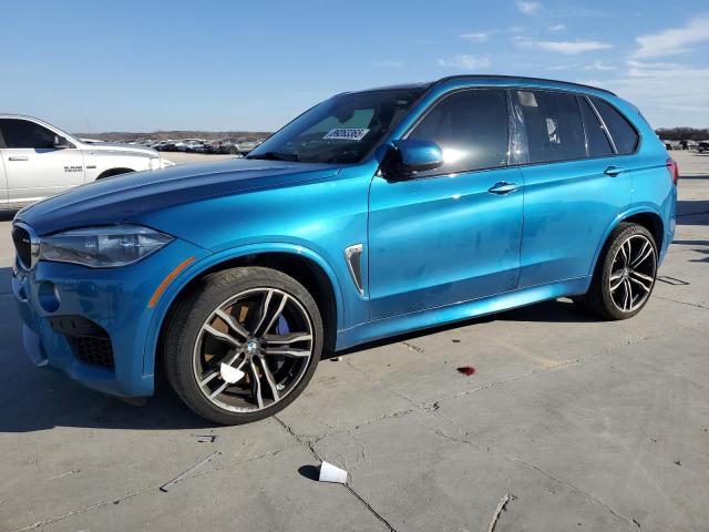 BMW X5 M 2017 blue  gas 5YMKT6C37H0U39448 photo #1