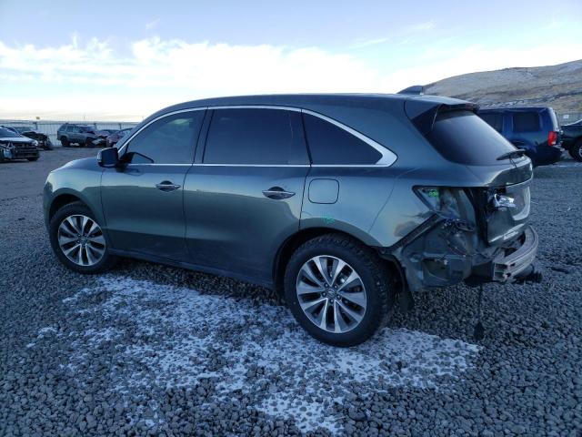 ACURA MDX TECHNO 2014 green  gas 5FRYD4H4XEB029891 photo #3